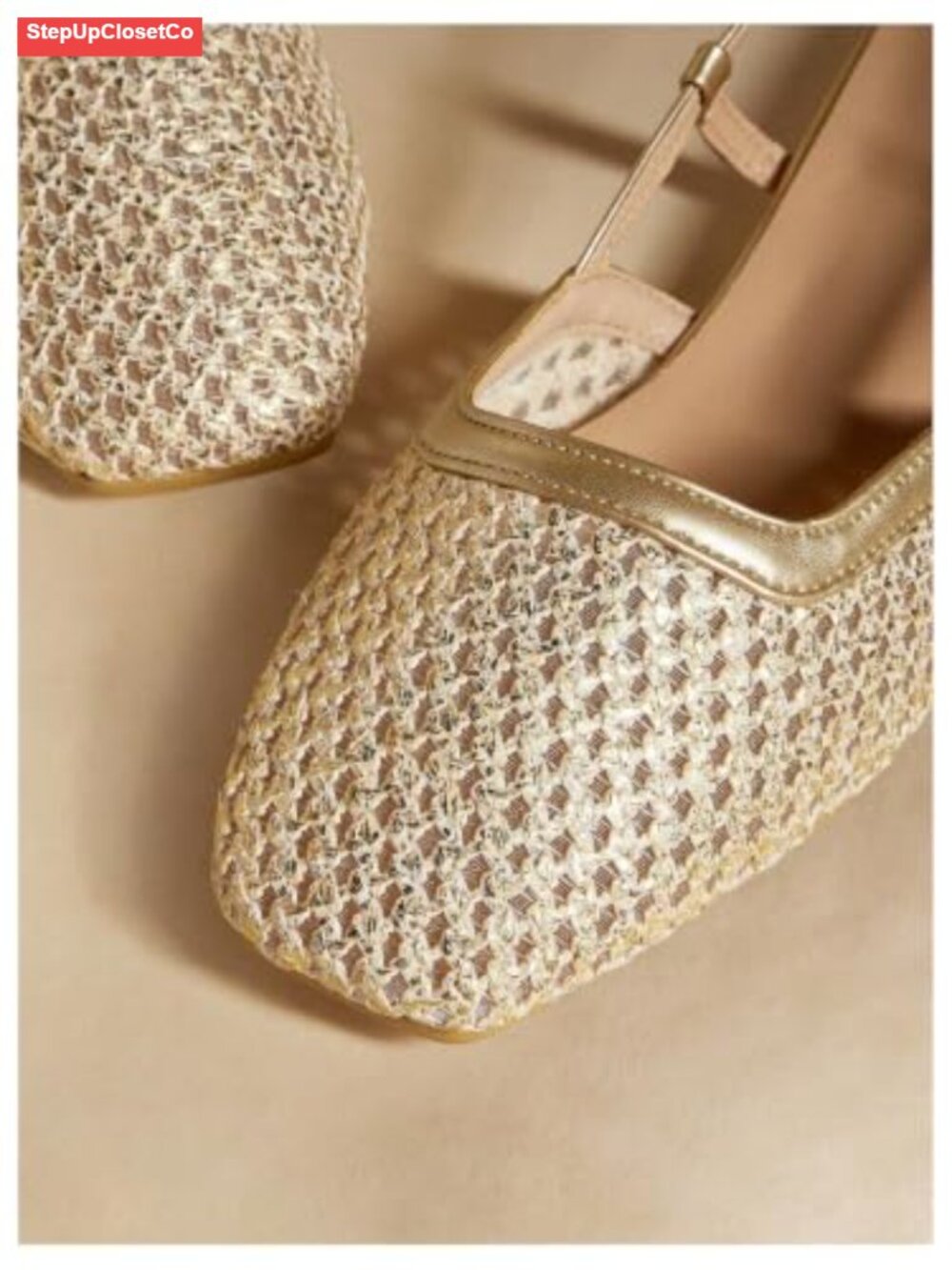 Faux Leather Slingback Flats Square Toe Slide Sandals Casual Beach - Picture 5 of 5